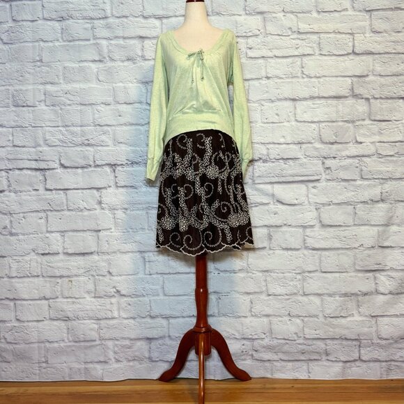 Anthropologie Sunday Saturday Light Green Hoodie - Picture 5 of 9